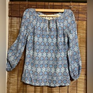 Tory Burch Castillo Lisa Blouse Top